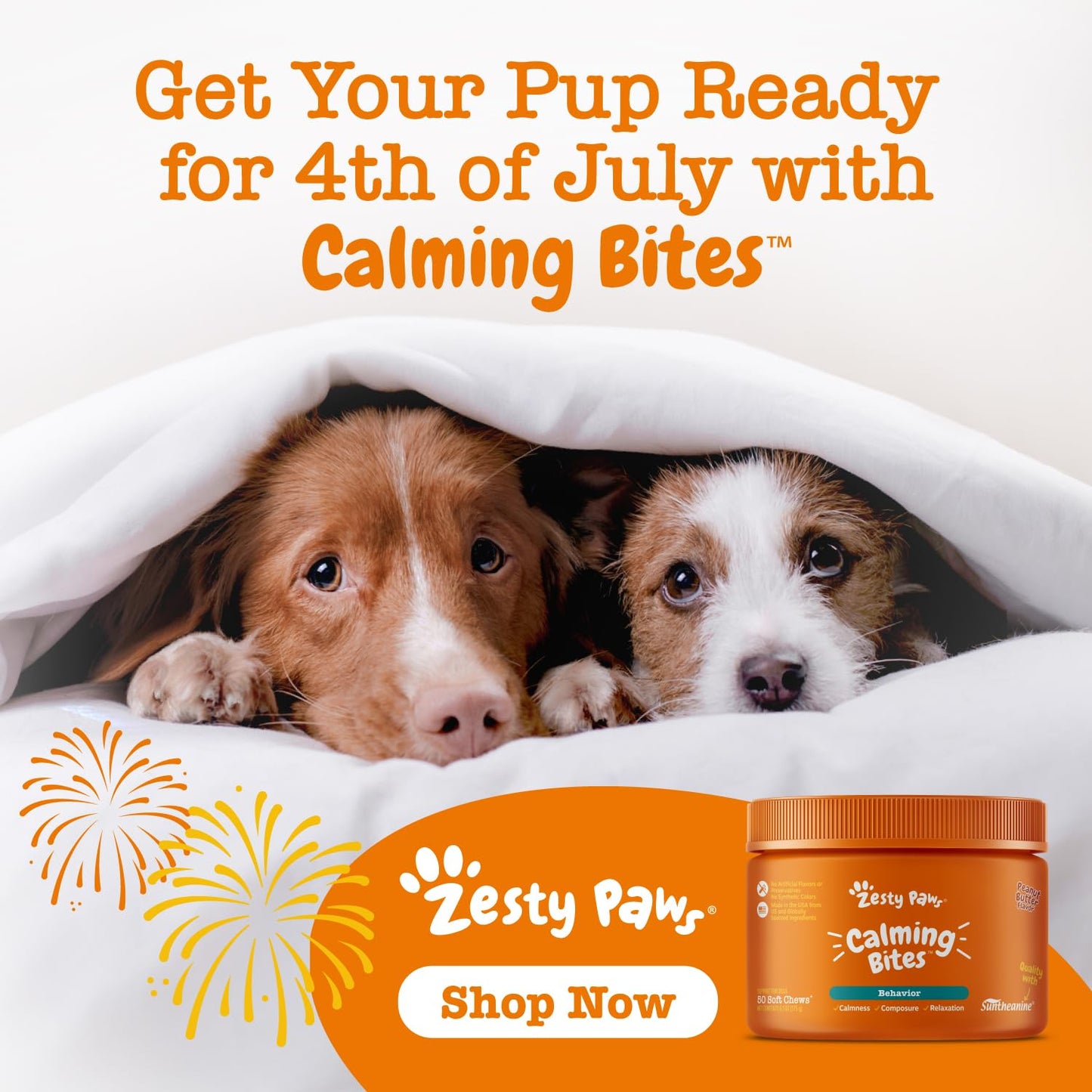 Zesty Paws Calming Chews for Dogs Composure & Relaxation for Everyday Stress & Separation Peanut Butter 90 Count