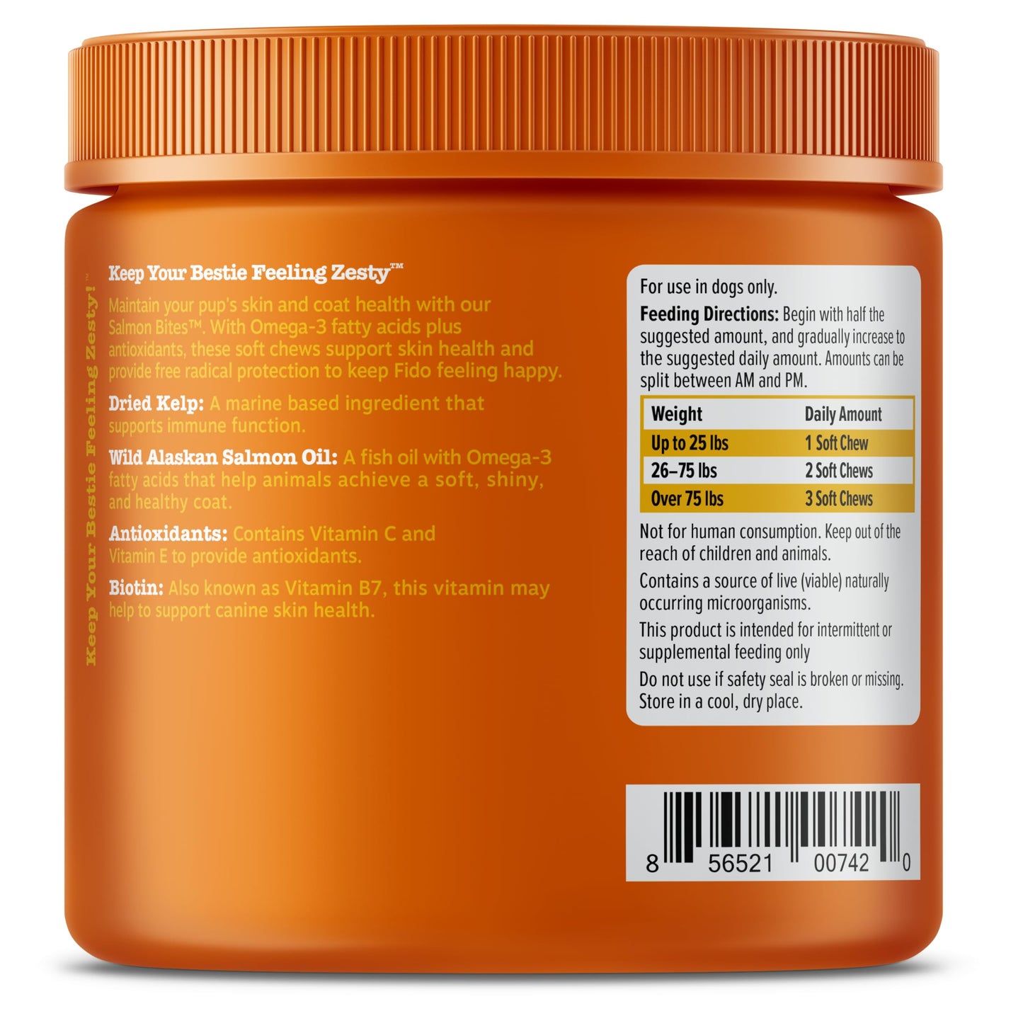 Salmon Fish Oil Omega 3 for Dogs - with Wild Alaskan Salmon Oil - Anti Itch Skin & Coat + Allergy Support - Hip & Joint + Arthritis Dog Supplement + EPA & DHA - 90 Chew Treats - Salmon Flavor