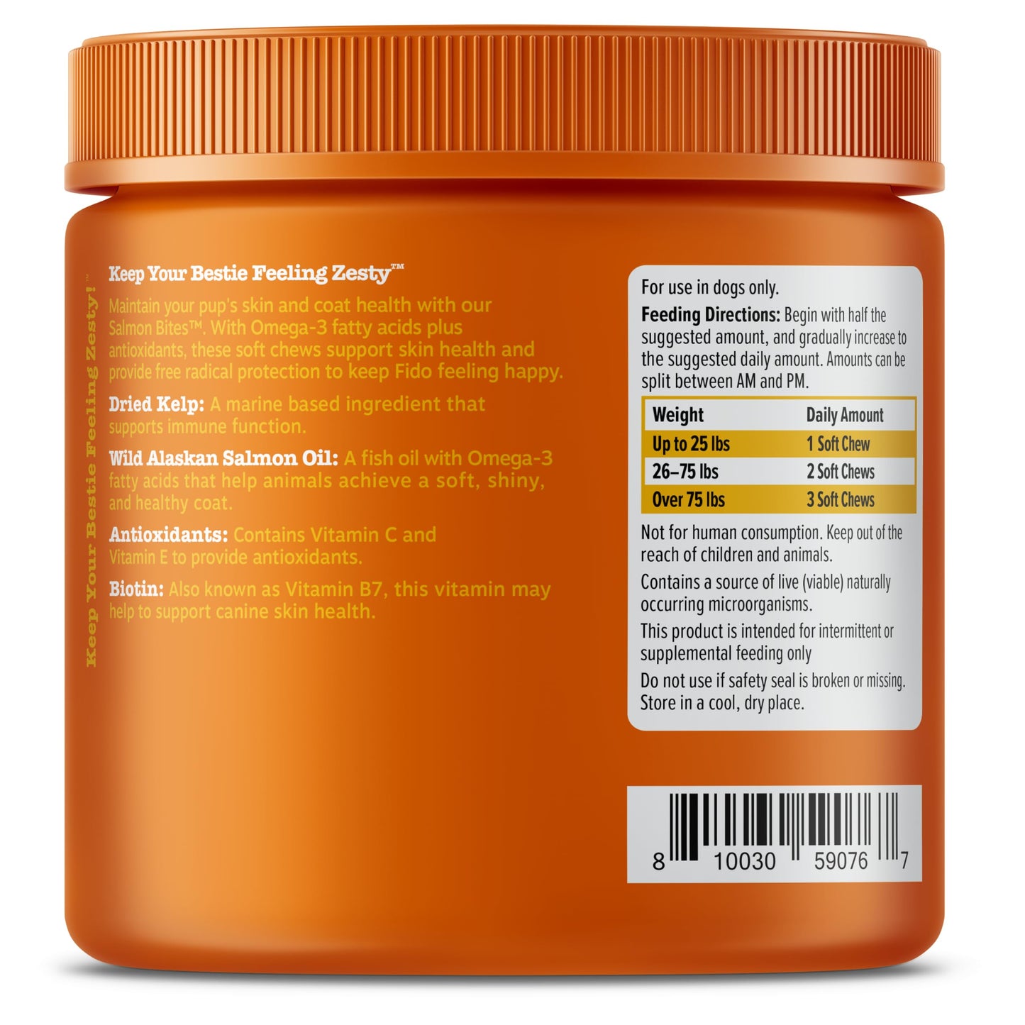 Salmon Fish Oil Omega 3 for Dogs - with Wild Alaskan Salmon Oil - Anti Itch Skin & Coat + Allergy Support - Hip & Joint + Arthritis Dog Supplement + EPA & DHA - 90 Chew Treats - Salmon Flavor